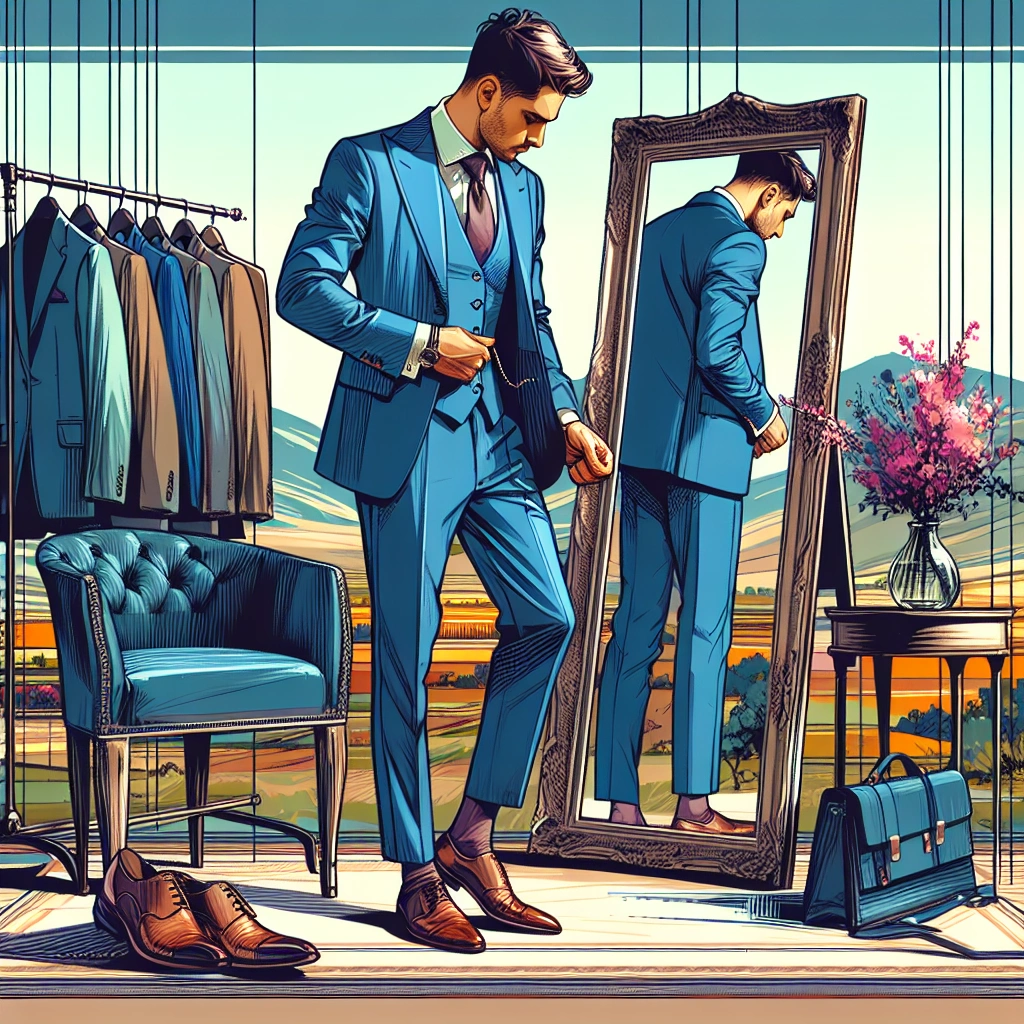 brown shoes with a blue suit - For The Classic And Conservative Style - brown shoes with a blue suit
