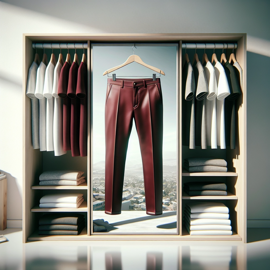 what to wear with burgundy pants - Neutral Tops - what to wear with burgundy pants