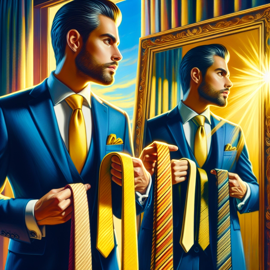 blue suit with yellow tie - Selecting the Ideal Yellow Tie - blue suit with yellow tie