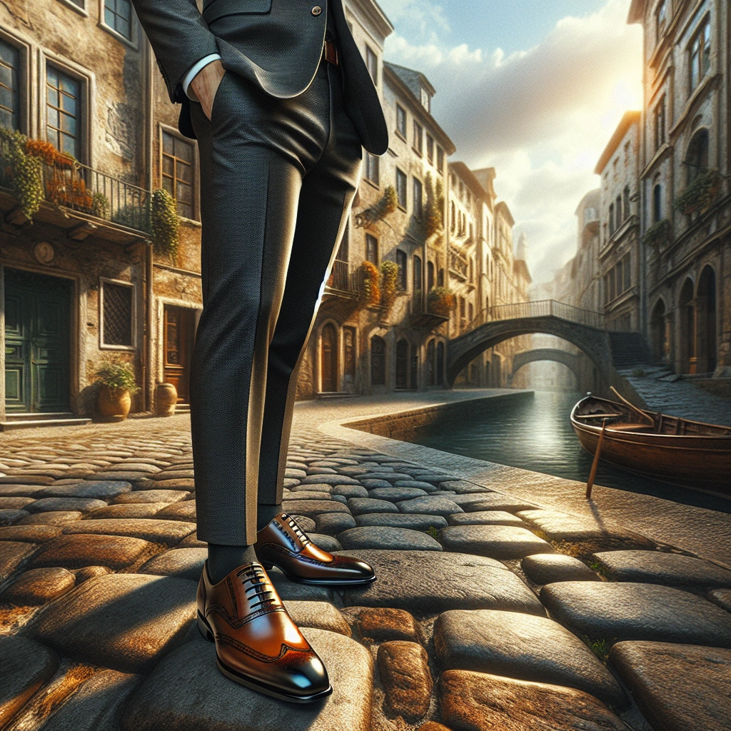 dark grey suit brown shoes - Shoes Need Style, Too - dark grey suit brown shoes