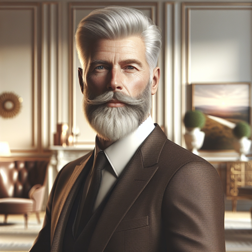 beard styles for older men - The Short Boxed Beard Style - beard styles for older men