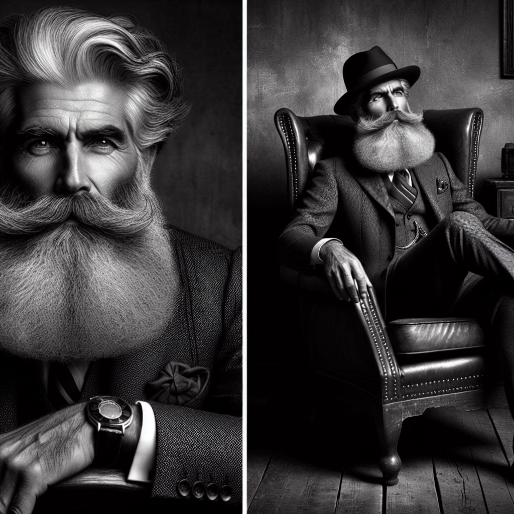 grey beard styles - Vintage Grey Beard Styles - grey beard styles