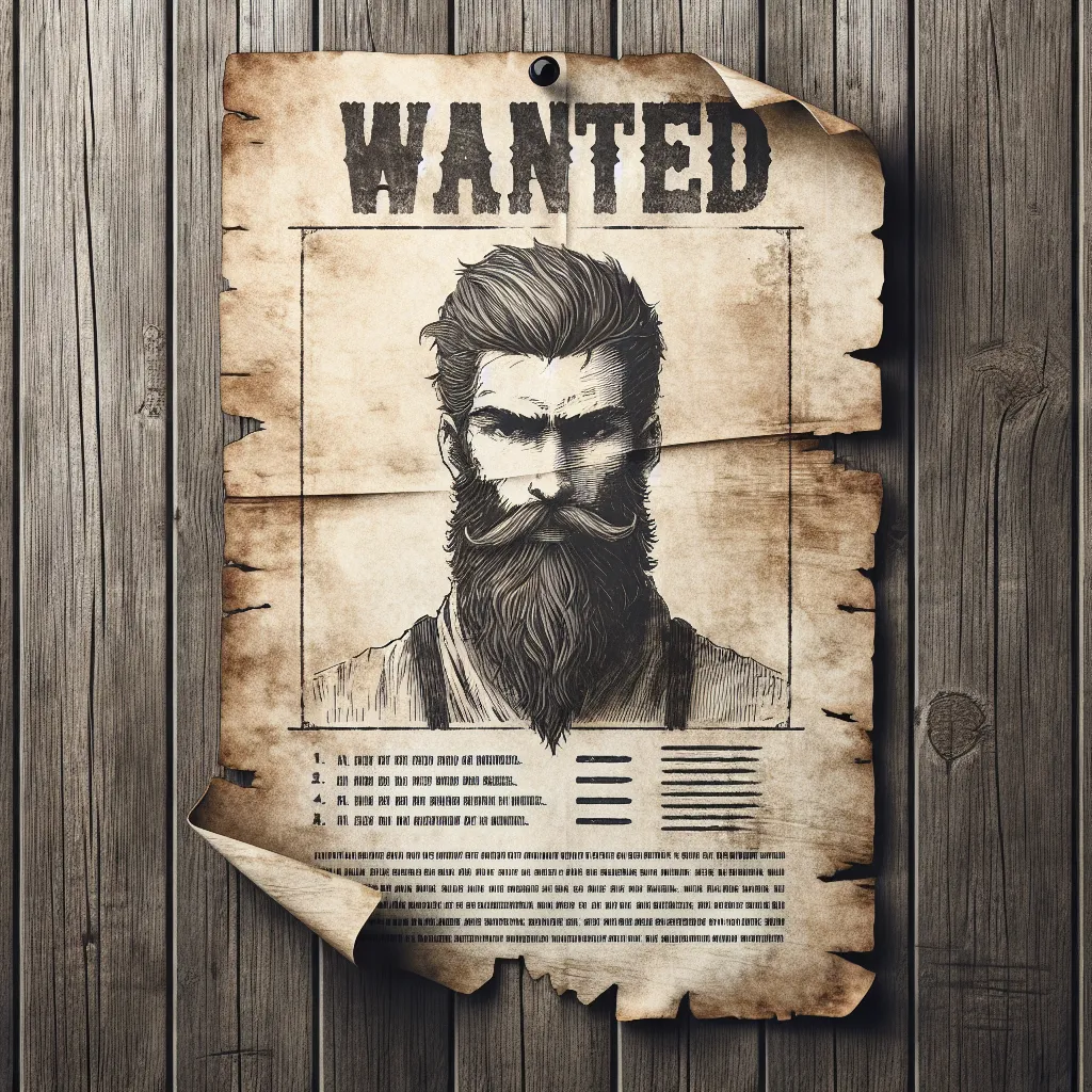 old wanted poster - Conclusion - old wanted poster
