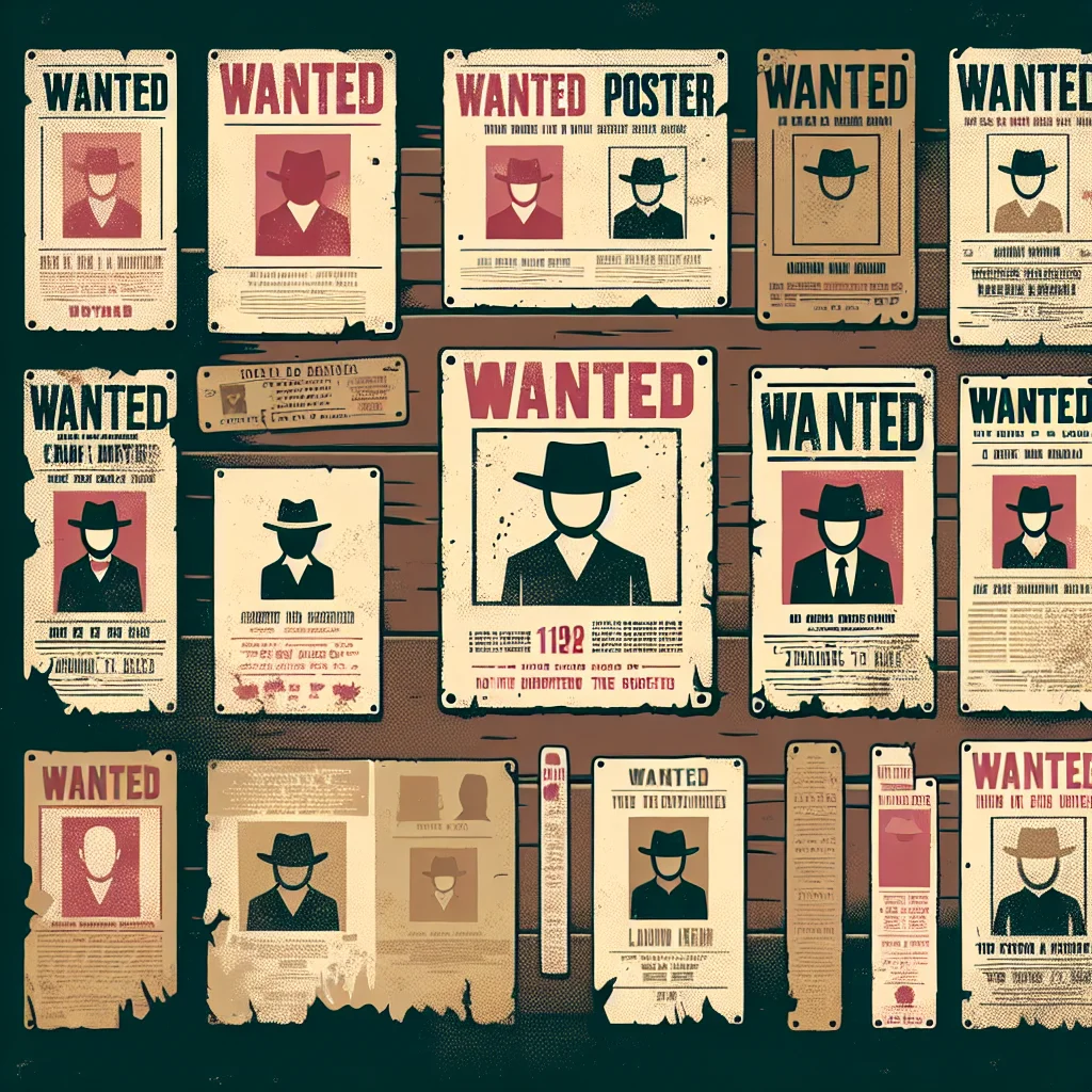 pictures of wanted posters - The Significance of Wanted Posters in Modern Times - pictures of wanted posters