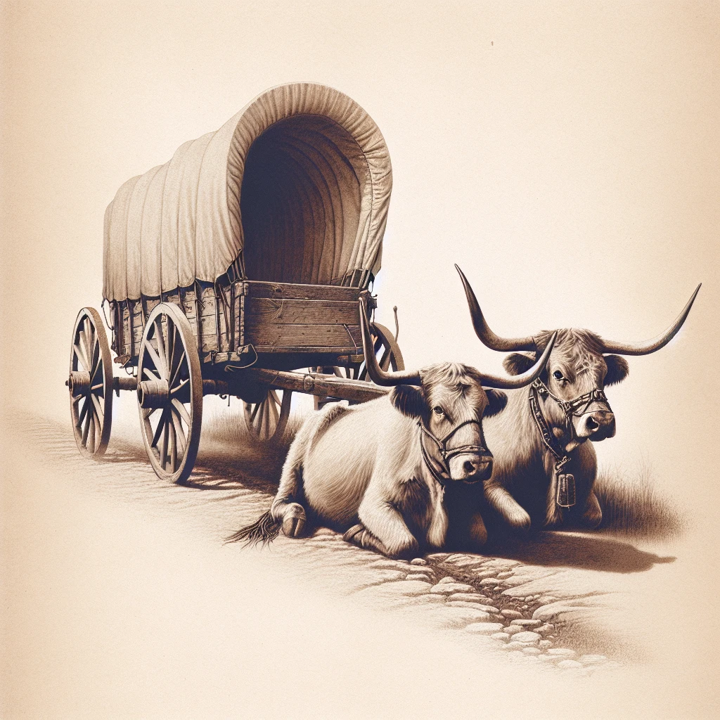 oxen on the oregon trail - The Role of Oxen on the Oregon Trail - oxen on the oregon trail