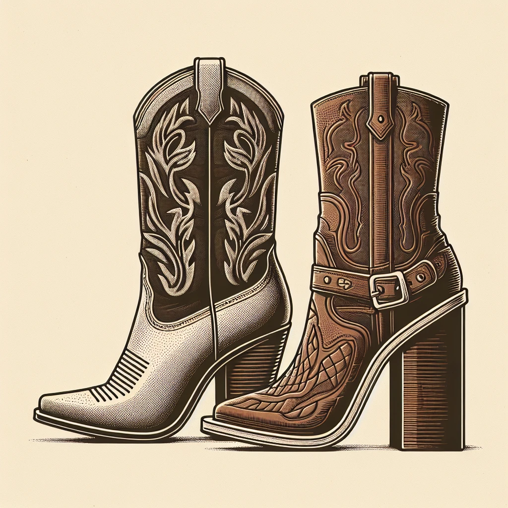 western high heels - Different Styles of Western High Heels - western high heels