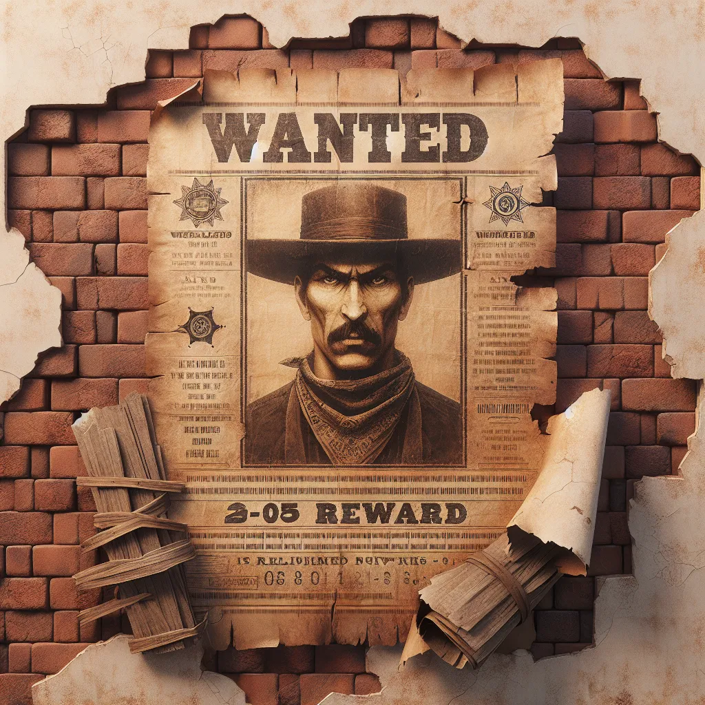 old wanted poster - Characteristics of Old Wanted Posters - old wanted poster