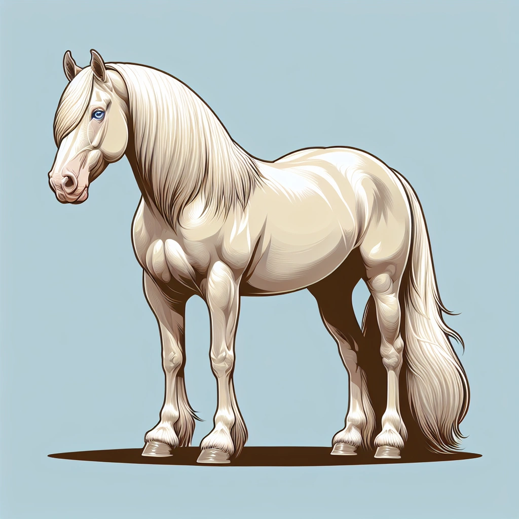 cremello horse - Unique Physical Characteristics of the Cremello Horse - cremello horse