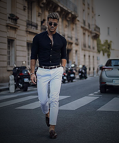 2023 Fashion Guide: What Color Shirt Goes With Black Pants? - Men's Venture