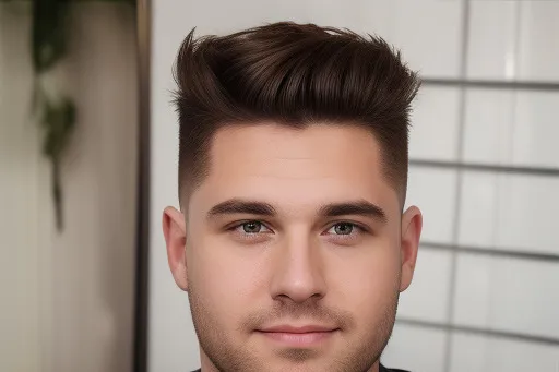 Slimming haircuts for chubby faces male straight hair over - 2. Modern Quiff - Slimming haircuts for chubby faces male straight hair over