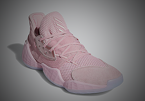 Adidas Men's Harden Vol. 4 Basketball Shoes - men pink basketball shoes