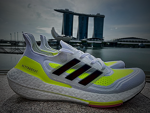 Adidas Men's Ultraboost 21 Running Shoes - on cloudgo road-running shoes - men's