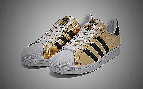 Adidas Originals Superstar Metallic Gold - gold mens tennis shoes
