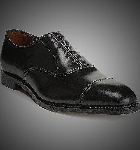 Allen Edmonds Men's Park Avenue Cap-Toe Oxford - Silver - silver shoes men's