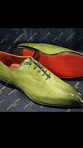 Brand A Men's Lime Green Dress Sandals - lime green mens dress shoes