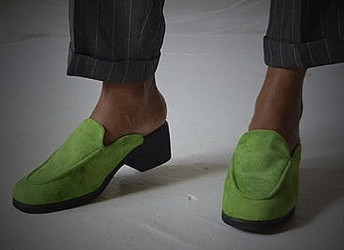 Brand Y Men's Lime Green Loafers - lime green mens dress shoes
