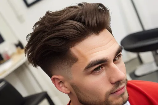 Medium short haircuts for big foreheads and thin hair male straight round - Brushed Up: A Modern Twist on Classic - Medium short haircuts for big foreheads and thin hair male straight round