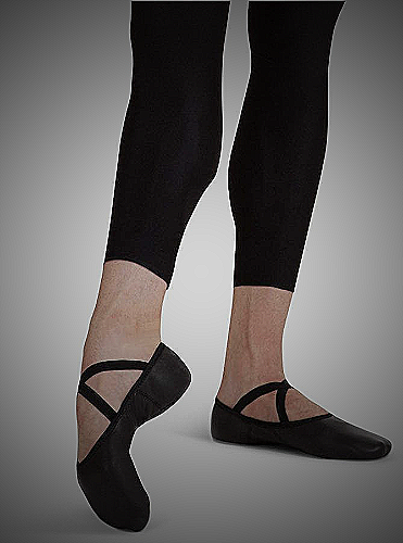 Capezio Men's Leather Romeo Ballet Shoe - men's ballet shoes