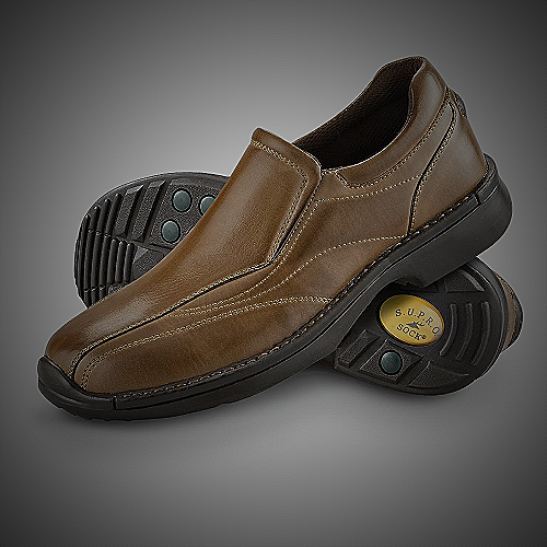 Deer Stags Men's Slip Resistant Slip-Ons - men's slip resistant dress shoes