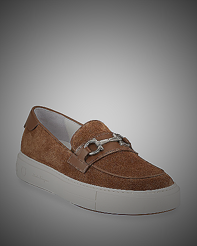 Ferragamo Gancini leather loafers - ferragamo men's shoes sale