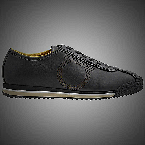 Ferragamo Gancini-print low-top sneakers - ferragamo men's shoes sale