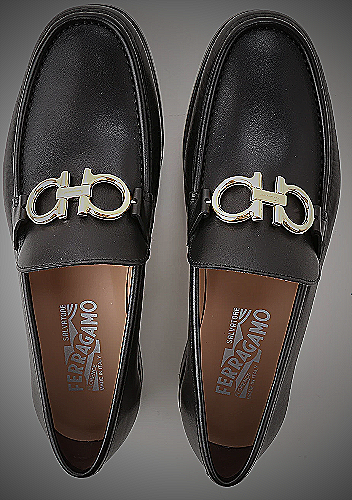 Ferragamo Men's Leather Loafers - ferragamo men shoes sale