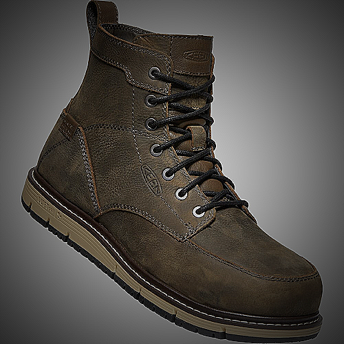 KEEN Men's San Jose 6" Alloy Toe Wedge Work Boots - work shoes for men composite toe