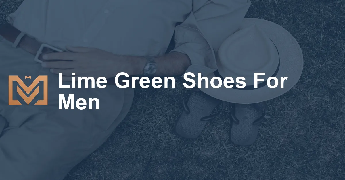 Lime Green Shoes For Men - Men's Venture