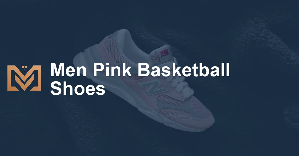 Men Pink Basketball Shoes - Men's Venture