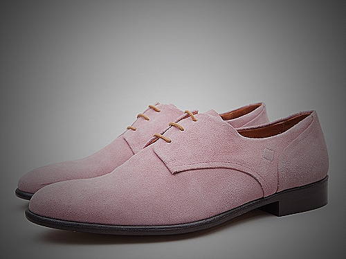 Men's Penny Loafers in Pink - mens pink prom shoes