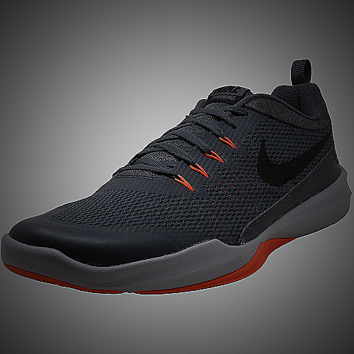 Nike Free Men's Athletic Shoes - men black and orange nike shoes