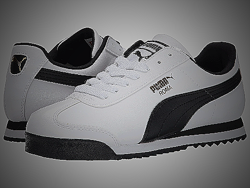 Puma Men's Roma Basic Fashion Sneaker - puma shoes mens white