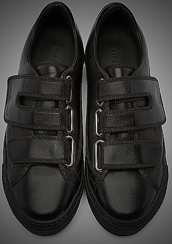 Raf Simons Grey Suede Low-Top Sneakers - raf simons mens shoes