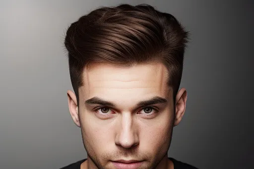 Medium short haircuts for big foreheads and thin hair male straight round - Short and Messy: Effortlessly Cool - Medium short haircuts for big foreheads and thin hair male straight round