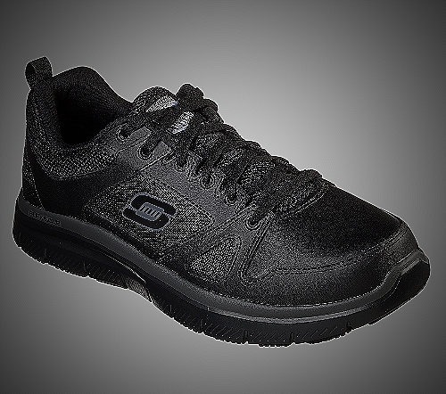 Skechers for Work Men's Flex Advantage Slip-Resistant Mcallen Slip-On - men's slip on work shoes waterproof