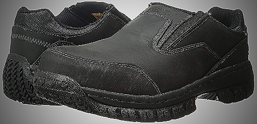 Skechers for Work Men's Hartan Steel Toe Slip-On Shoe - slip on work shoes men