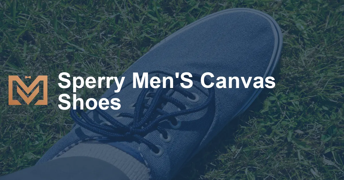 Sperry Men'S Canvas Shoes - Men's Venture