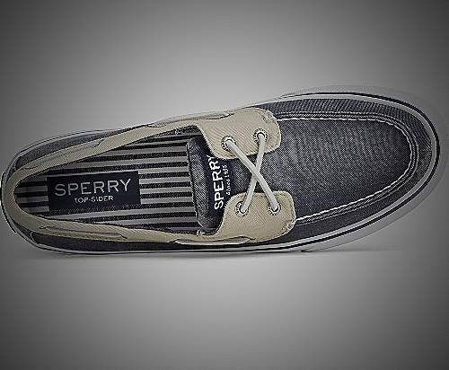 Sperry Men's SeaCycled™ Bahama II Twill Sneaker - sperry men's slip on shoes