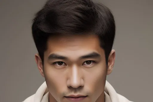 short asian hairstyle male round face - The Caesar Cut: Timeless and Balanced - short asian hairstyle male round face