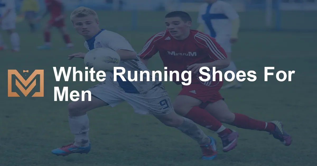 White Running Shoes For Men - Men's Venture