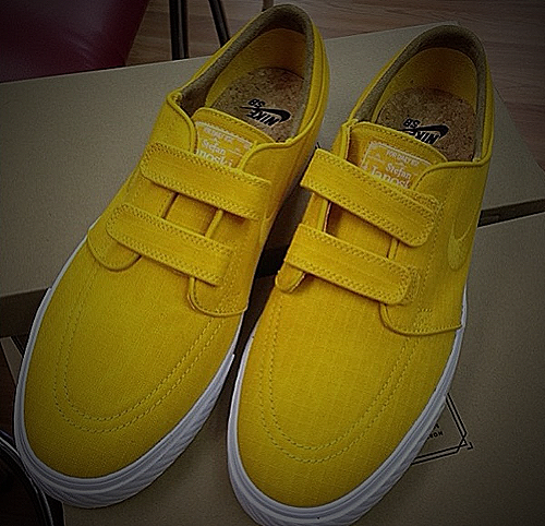 Yellow Nike SB Zoom Stefan Janoski - yellow nike shoes men