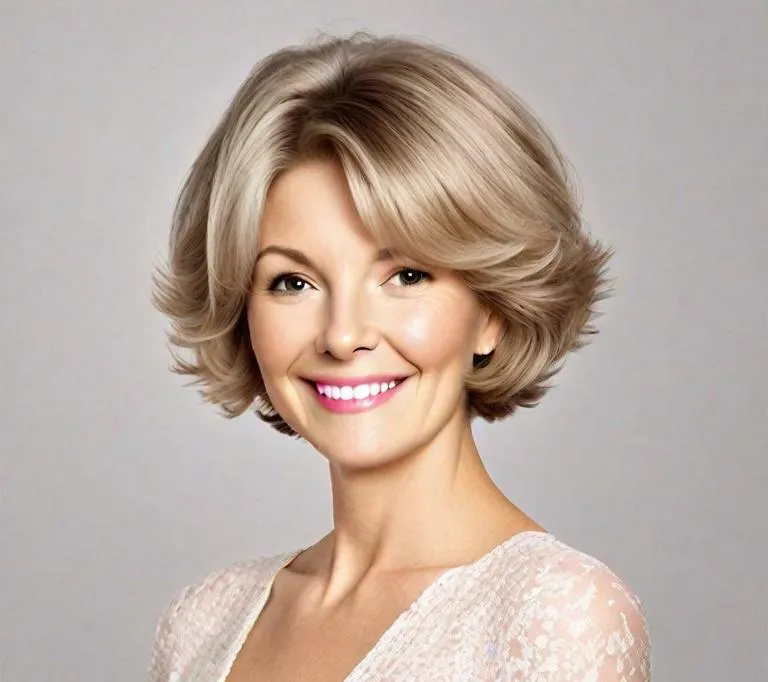 Cute short hairstyles for mother of the bride over 50 - Best Product Recommendation: Dove Style+Care Smooth and Shine Heat Protection Spray - Cute short hairstyles for mother of the bride over 50