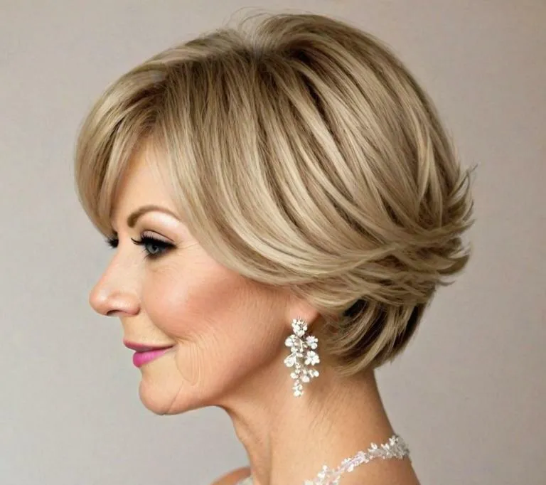 Simple mother of the bride hairstyles for short thin hair - Classy Short Hairstyles for the Mother of the Bride - Simple mother of the bride hairstyles for short thin hair