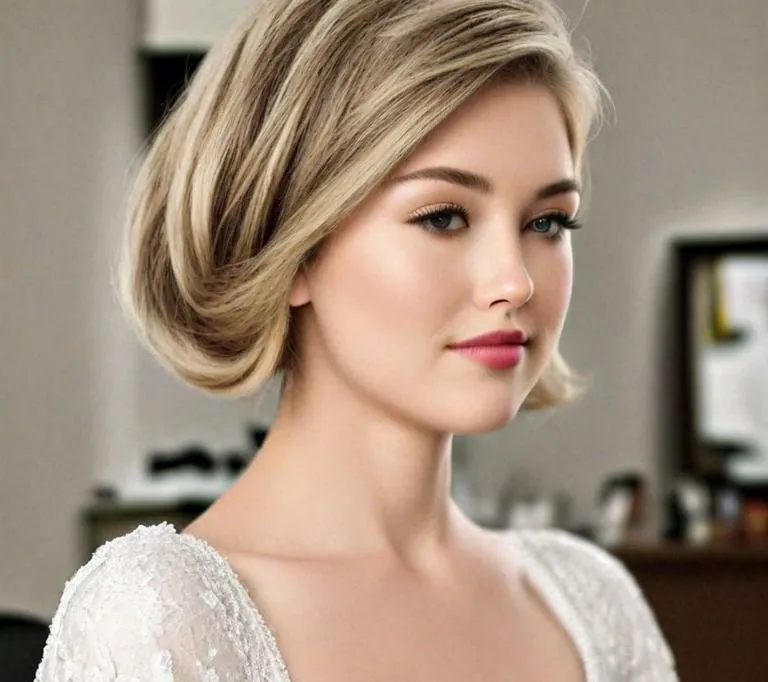 simple wedding hairstyle for round face to look slim short hair women - Conclusion - simple wedding hairstyle for round face to look slim short hair women