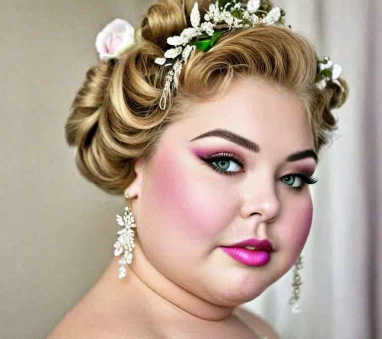 wedding hairstyles for fat faces and double chins - Conclusion - wedding hairstyles for fat faces and double chins