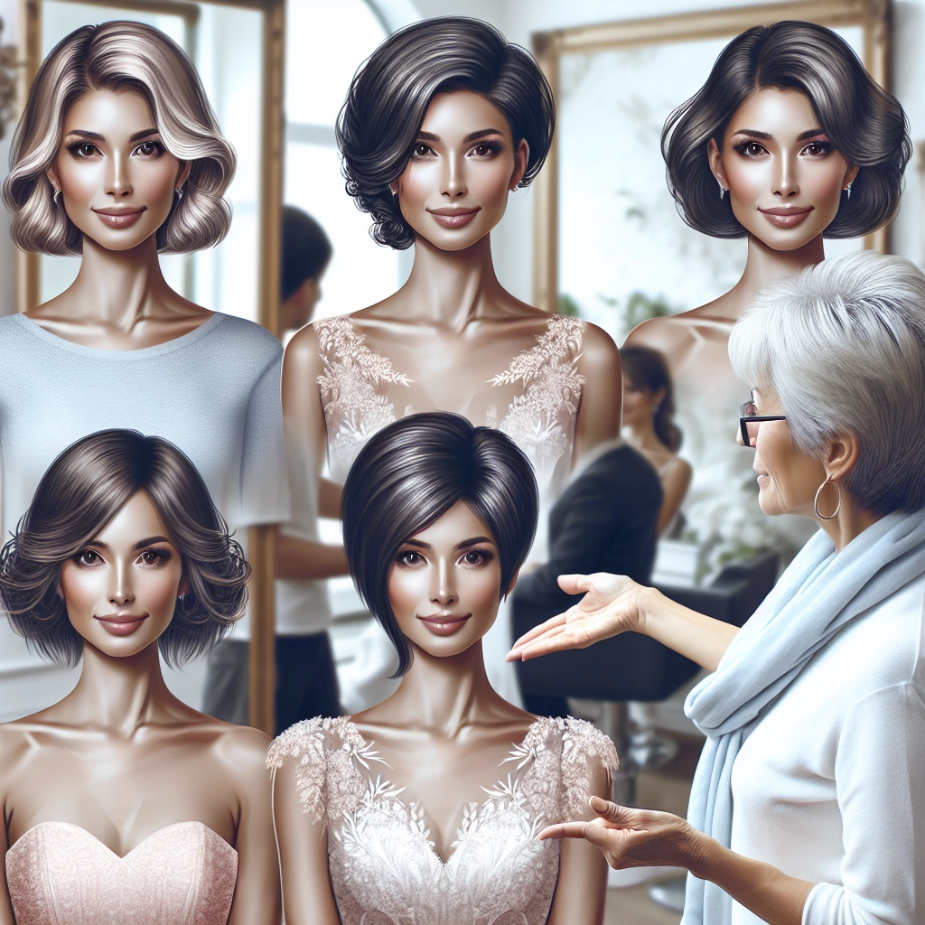 hairstyles for mother of the bride over 60 short hair - Consulting with a Professional Hairstylist - hairstyles for mother of the bride over 60 short hair