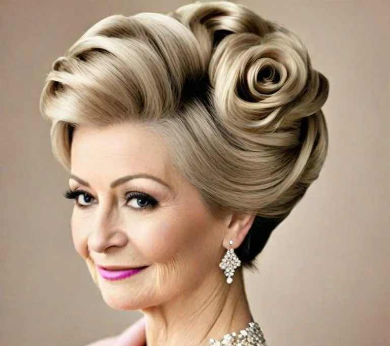 mother of the bride hairstyles for short hair - Elegant Updo Hairstyles - mother of the bride hairstyles for short hair