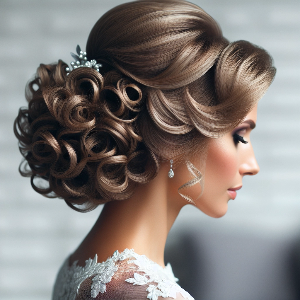 classy mother of the bride hairstyles for short hair - Elegant Updo - classy mother of the bride hairstyles for short hair