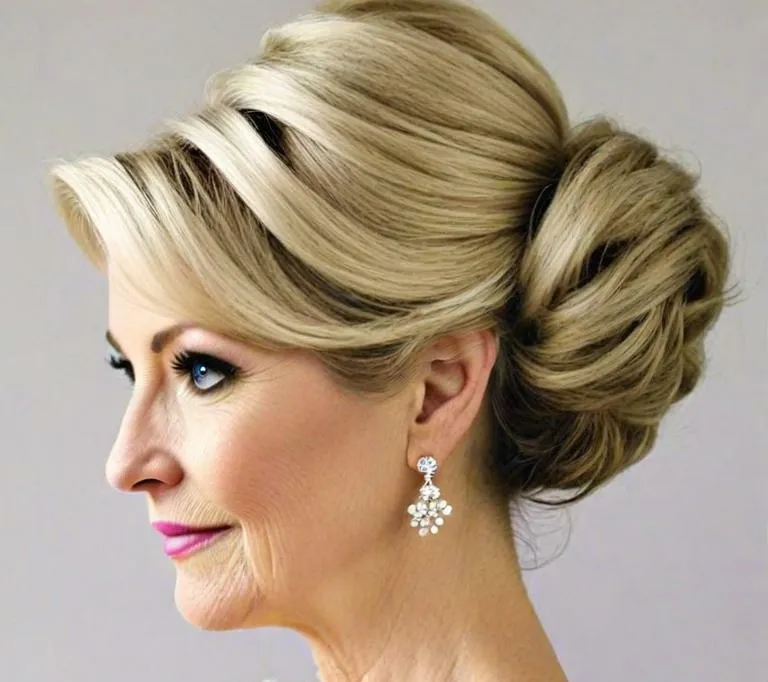 Short length hairstyles for mother of the bride over 50 medium - Elegant Updos for Mother of the Bride - Short length hairstyles for mother of the bride over 50 medium
