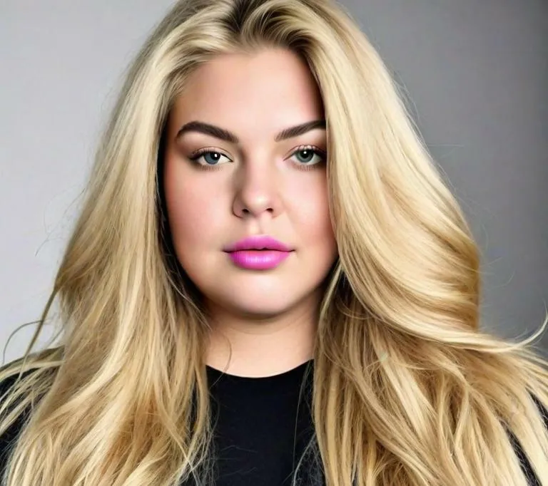 Low maintenance hairstyles for fat faces and double chins over - Chest-Length Blonde Hair and a Middle Part - Low maintenance hairstyles for fat faces and double chins over